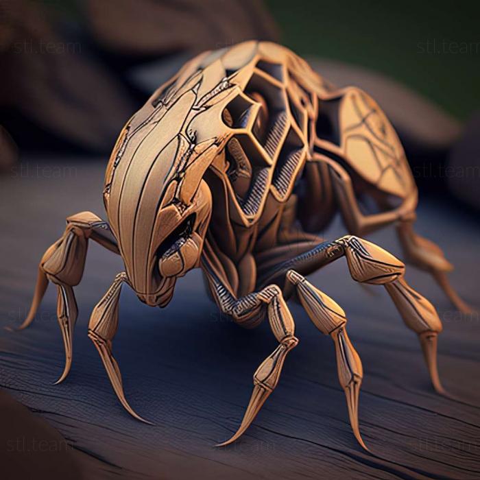 3D model Ixodes evansi (STL)